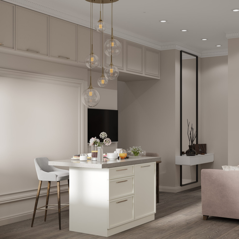 2-комнатная квартира для молодой пары на Ленинском проспекте. 70м2