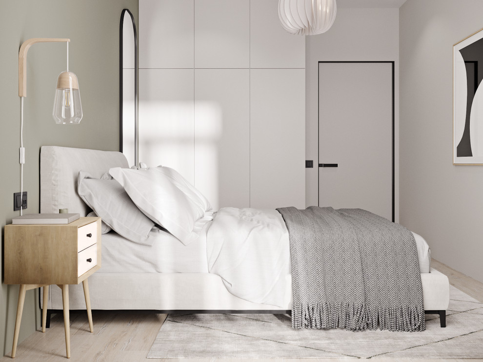 Экологичный дизайн интерьера в ЖК Ривьера Парк на Волне, Ижевск. 69,43 м2