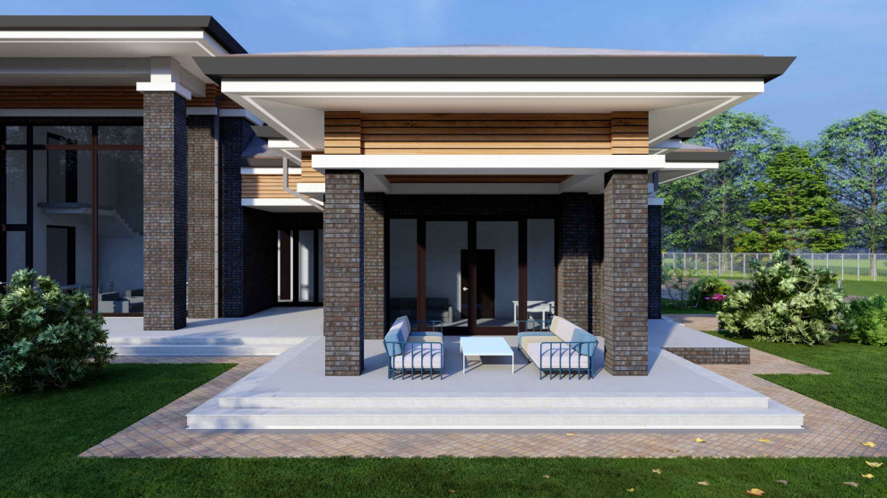 Проект загородного дома 500 м² в предгорье