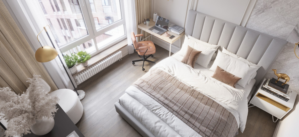 Дизайн однокомнатной квартиры 44,9 кв.м в Москве