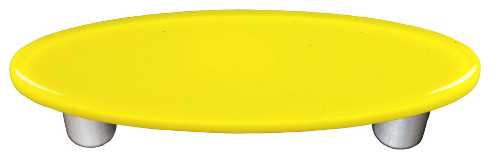 Canary Yellow Pull Oval, Alum Post