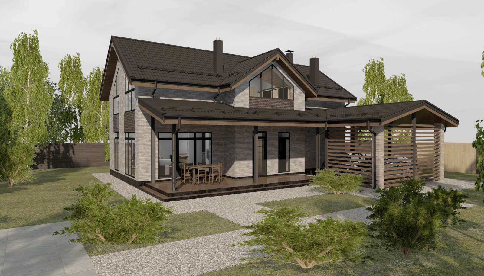 Газобетонный дом Прилесный 2