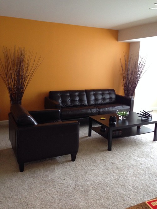 Need Help Decorating This Living Room Chocolate Leather Furniture And