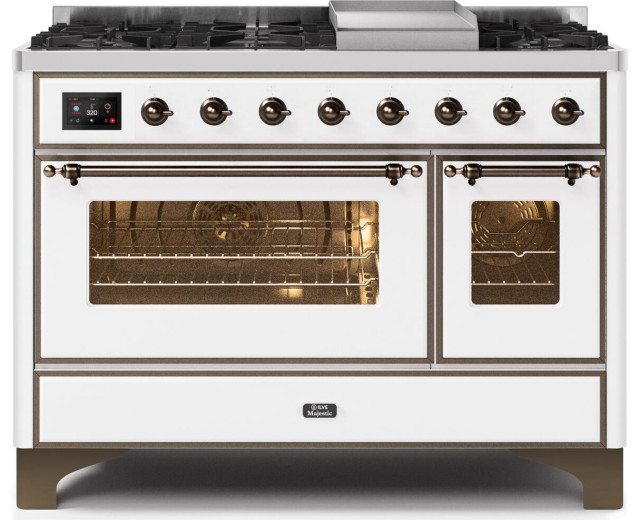 48 Majestic II Range With Glass Door and Griddle, 48 - Contemporary ...