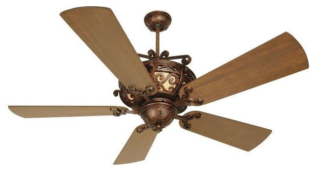 Craftmade Toscana Peruvian Bronze 52 Ceiling Fan Mediterranean