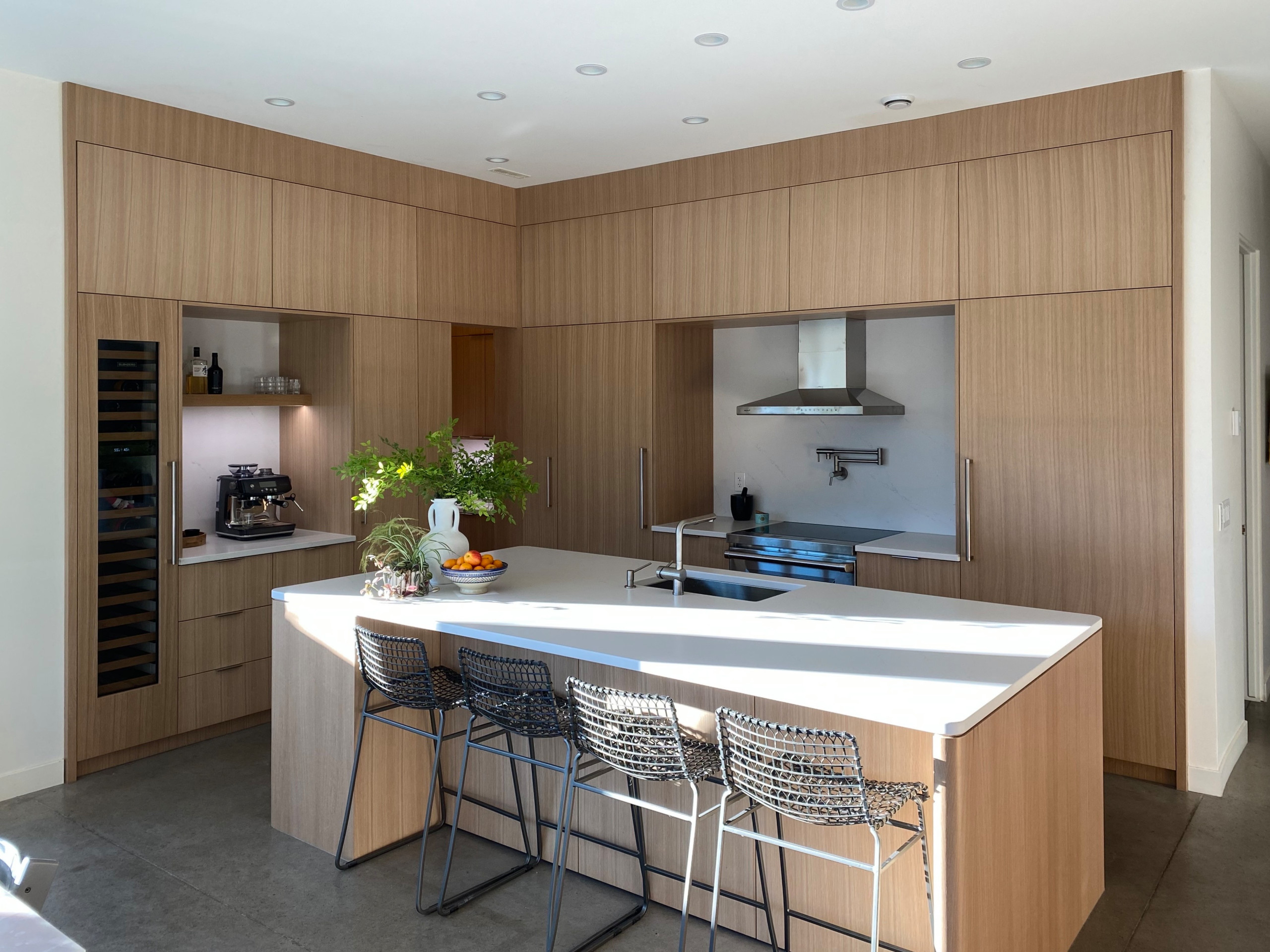 Modern White Oak Kitchen