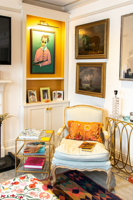 Statement Alcove Units, Hammersmith traditional-living-room