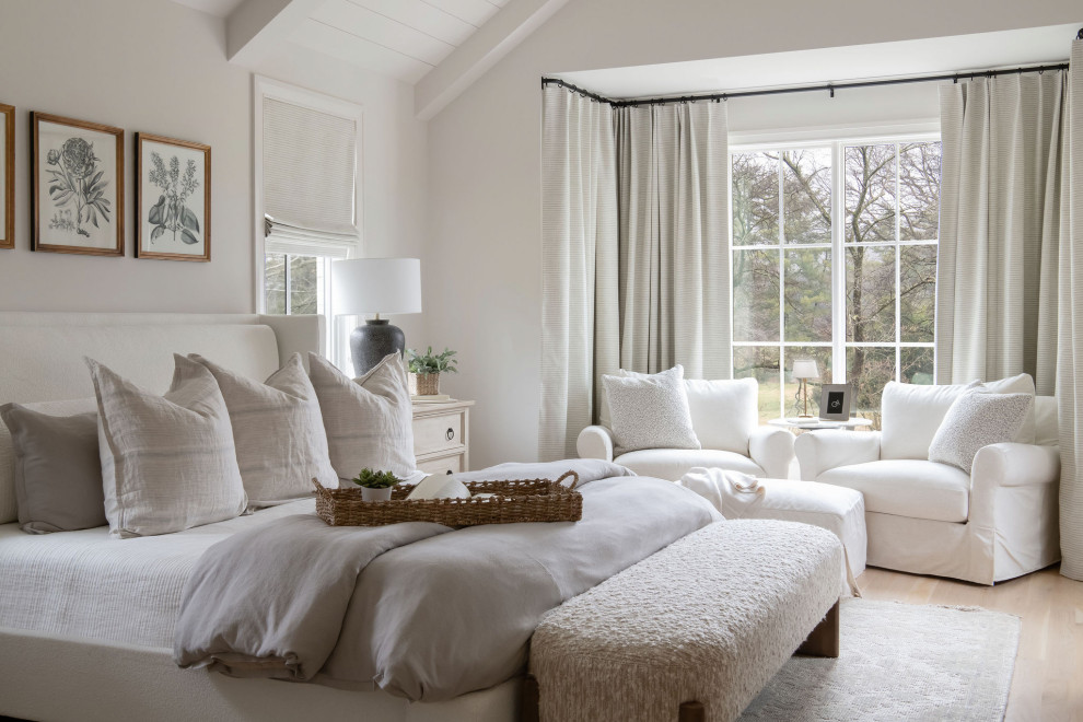Example of a french country bedroom design in Nashville