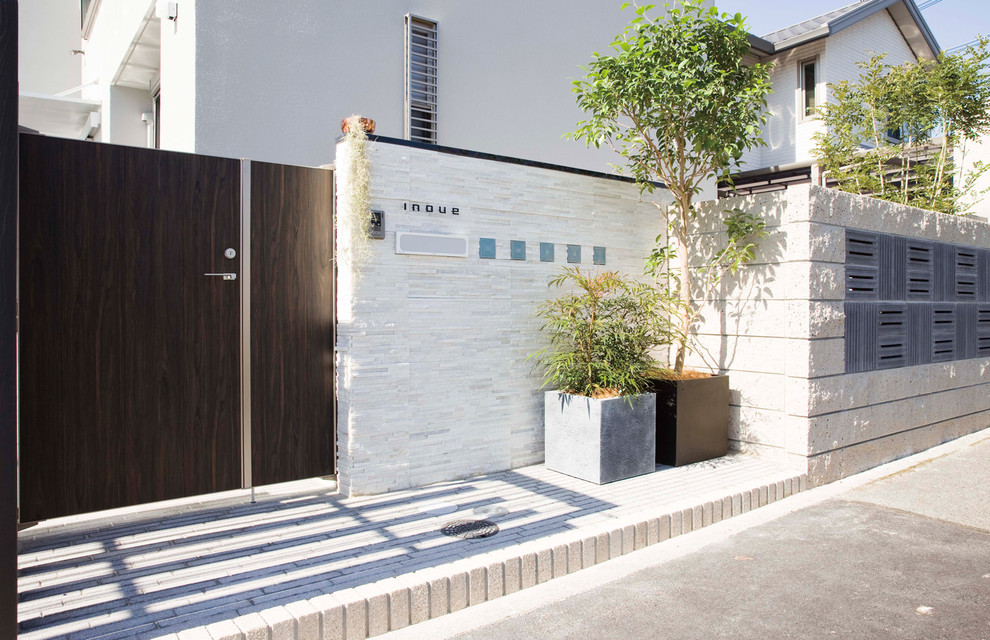 プライベート空間を保つ塀デザイン Kobe By 久保田セメント工業株式会社 Houzz