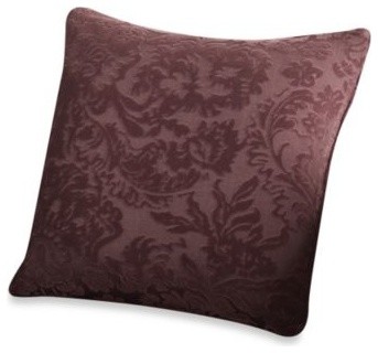 Sure Fit Stretch Jacquard Damask 18-Inch Square Toss Pillow