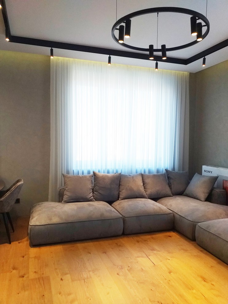 Квартира с чёрными акцентами