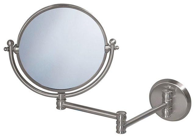 Gatco 7 1 2 Diameter Swinging Adjustable Wall Mirror Gatco 7 1 2 Diameter Swinging