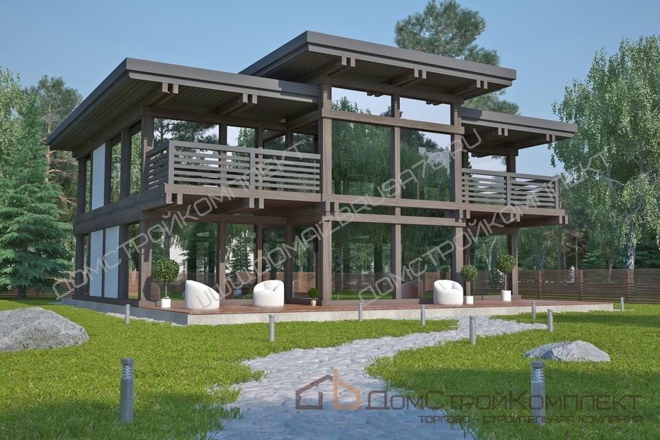 Дом с панорамными окнами