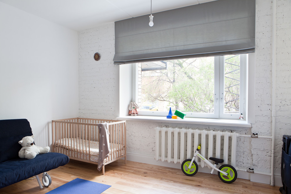 Римские шторы для квартиры в стиле софт-лофт