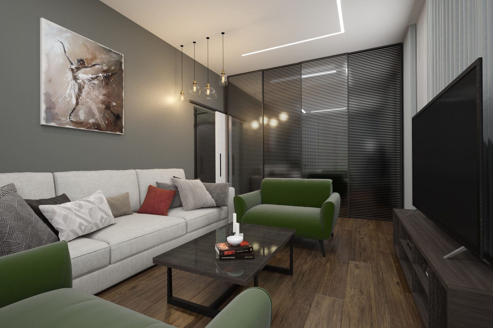 Квартира 100 кв.м. в современном стиле