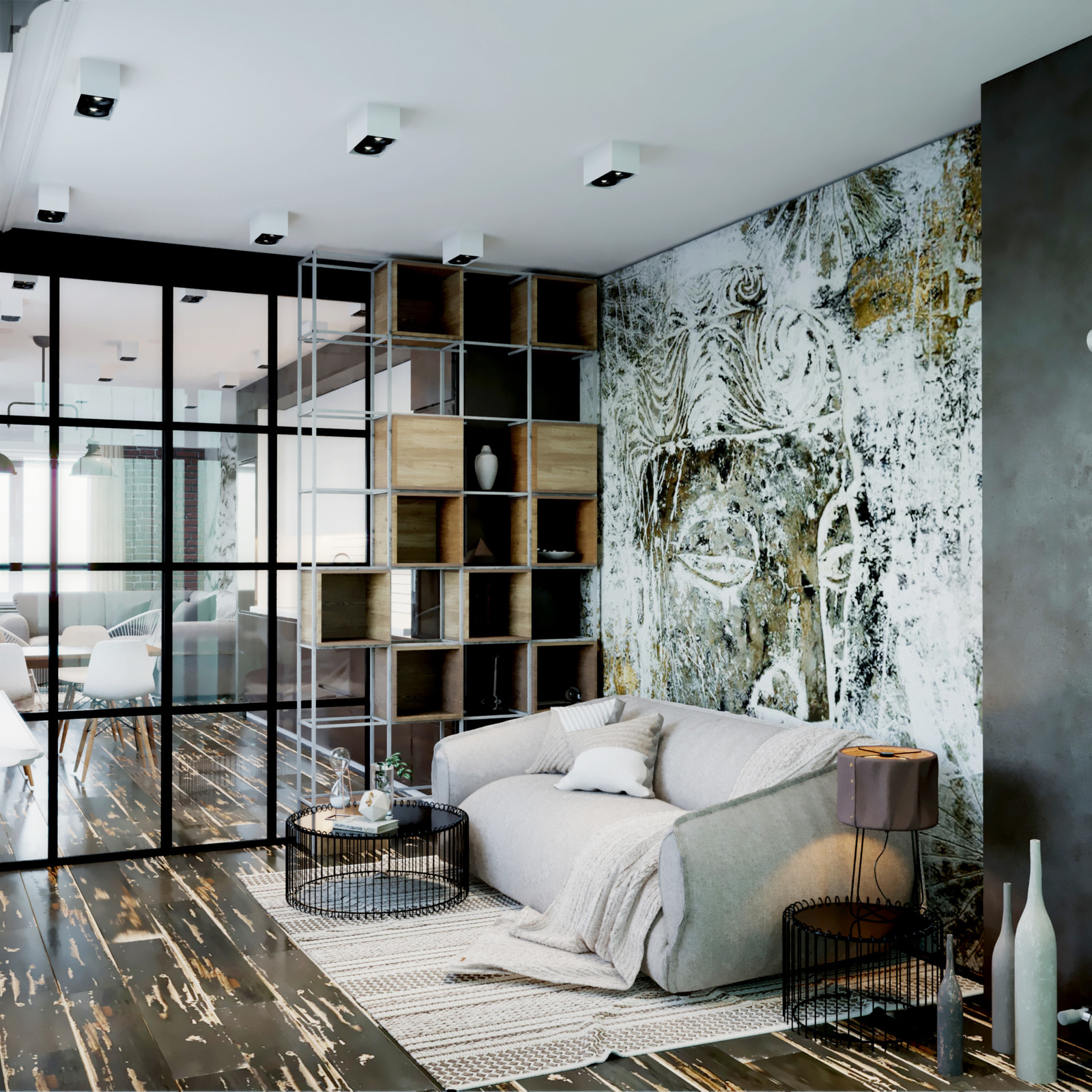 Квартира в стиле Лофт+Классика