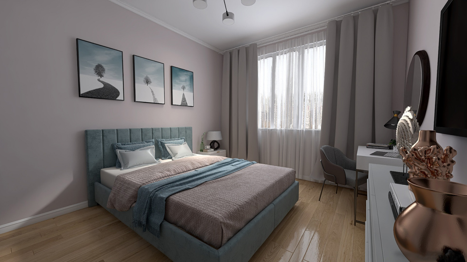 Спальня ЖК Охта Хаус