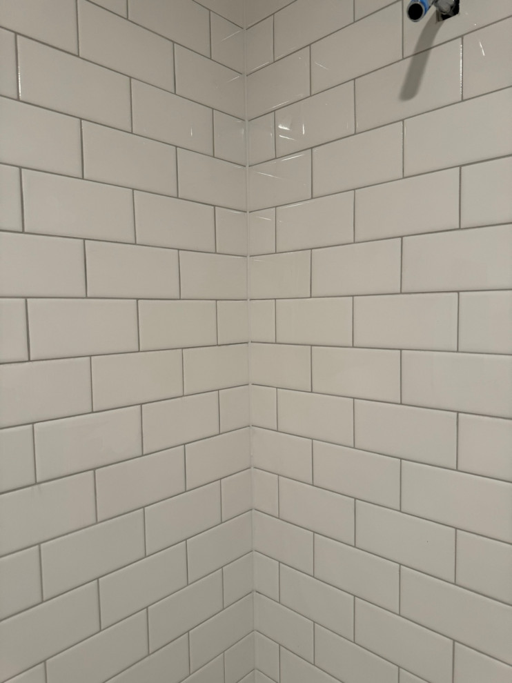 caulk color in bathroom