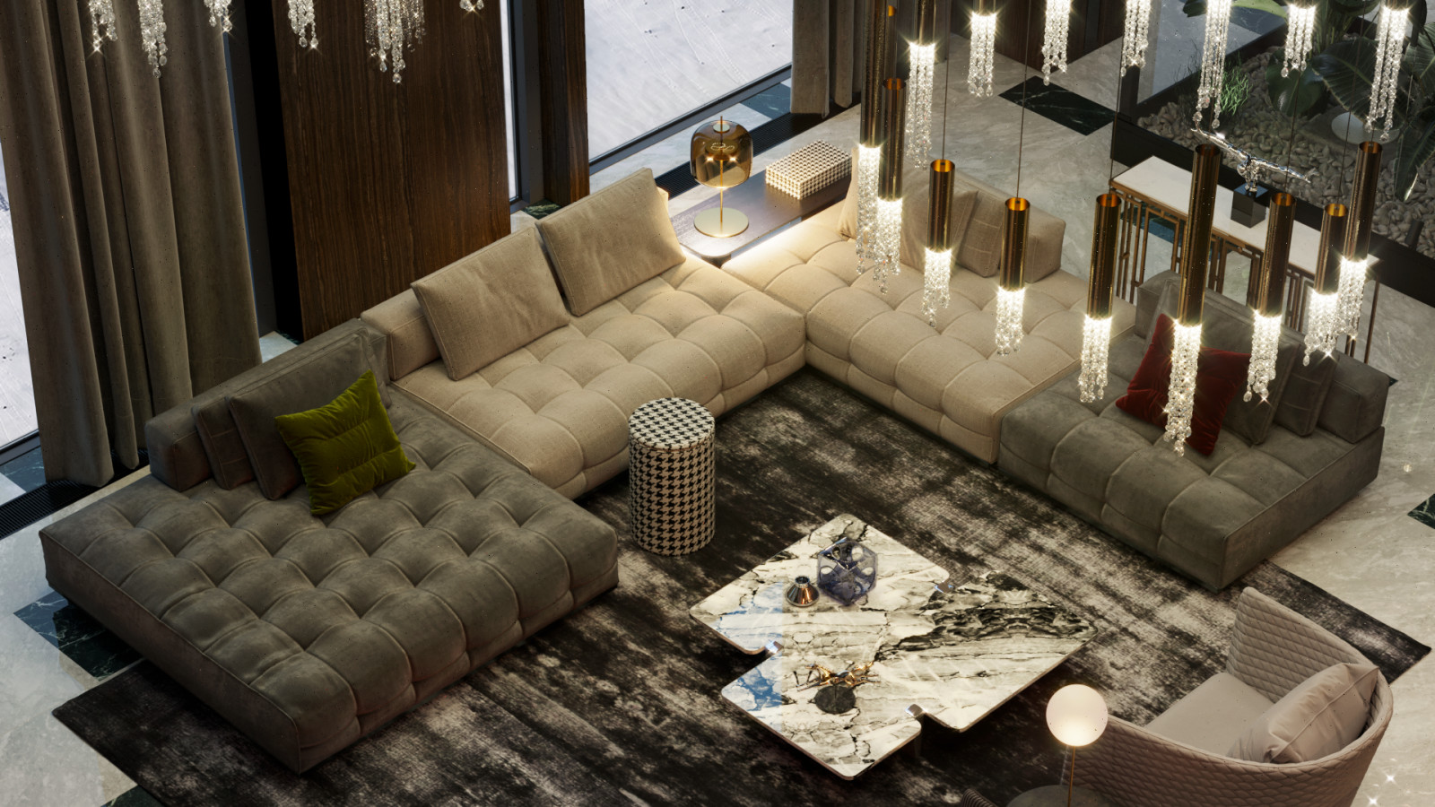 Патетичный интерьер