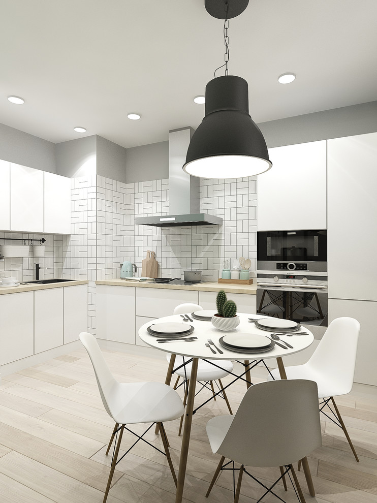 Однокомнатная квартира " Мятная скандинавия" 45 м2