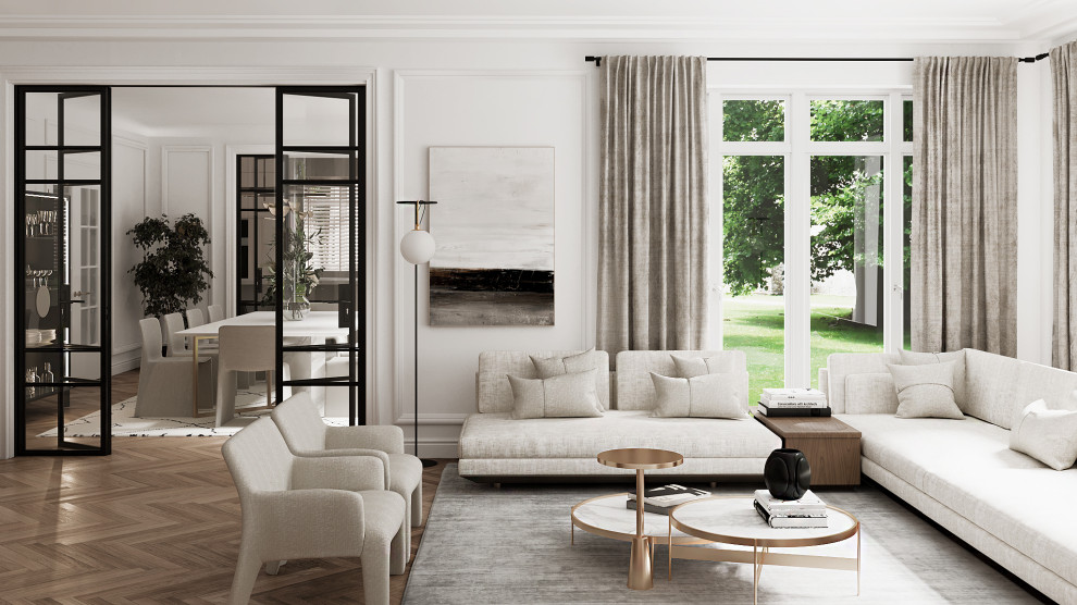 Villa Woluwe – Creating a Timeless Oasis: A Family Villa with a Southern French