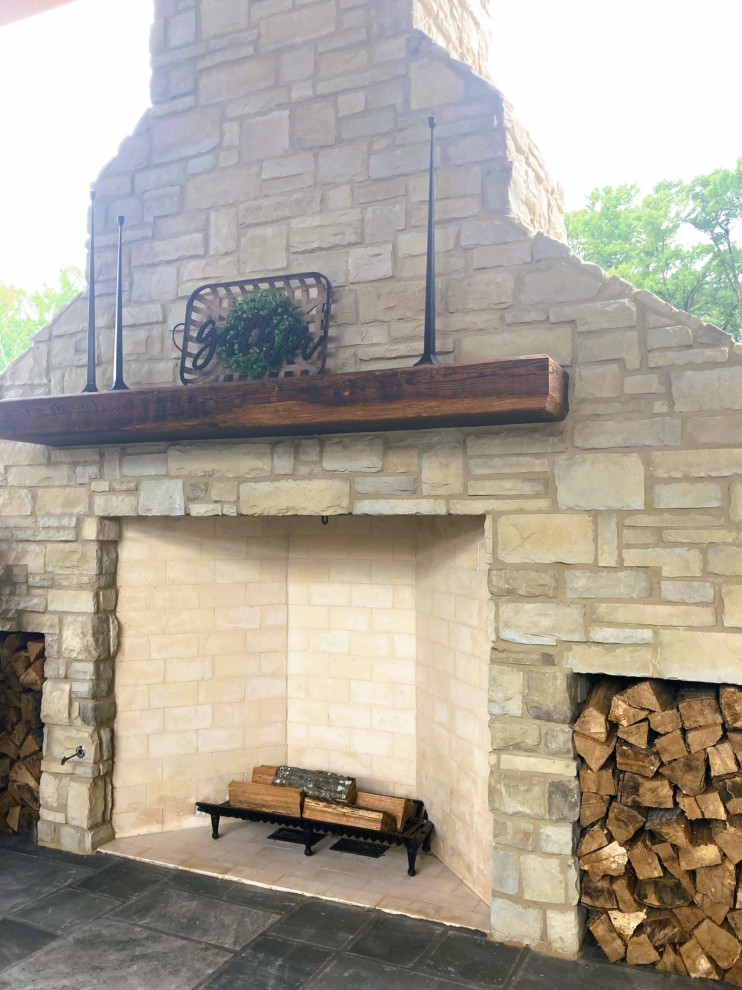 Timber Frame Outdoor Kitchen