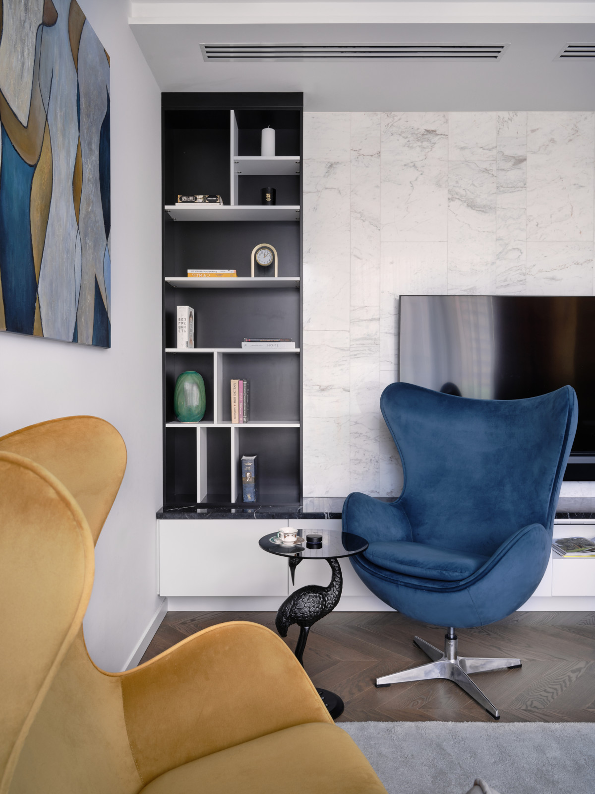 Гостиная в ЖК Наследие