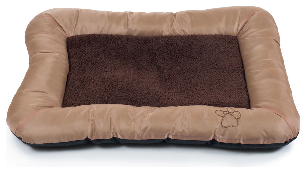 Petmaker 43"x29" Plush Cozy Pet Bed - Tan