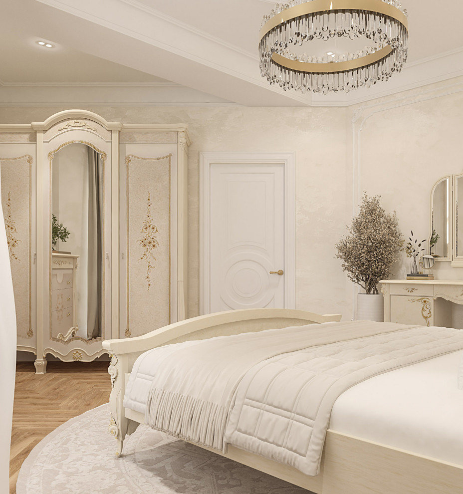 Интерьер Женской спальни . Таунхаус в КП "Образцово"