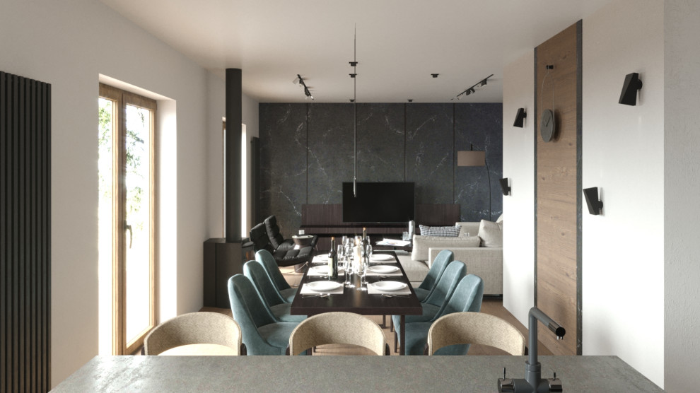 Дизайн интерьера загородного дома с применением технологий умного дома