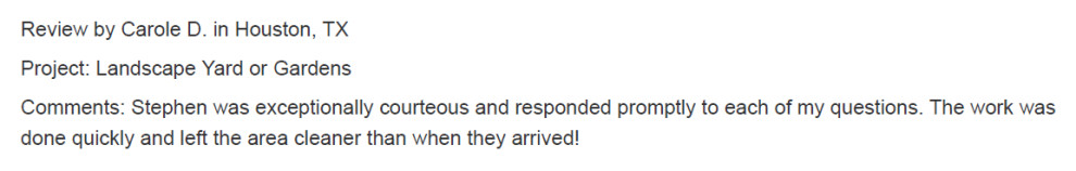 Customer Testimonials