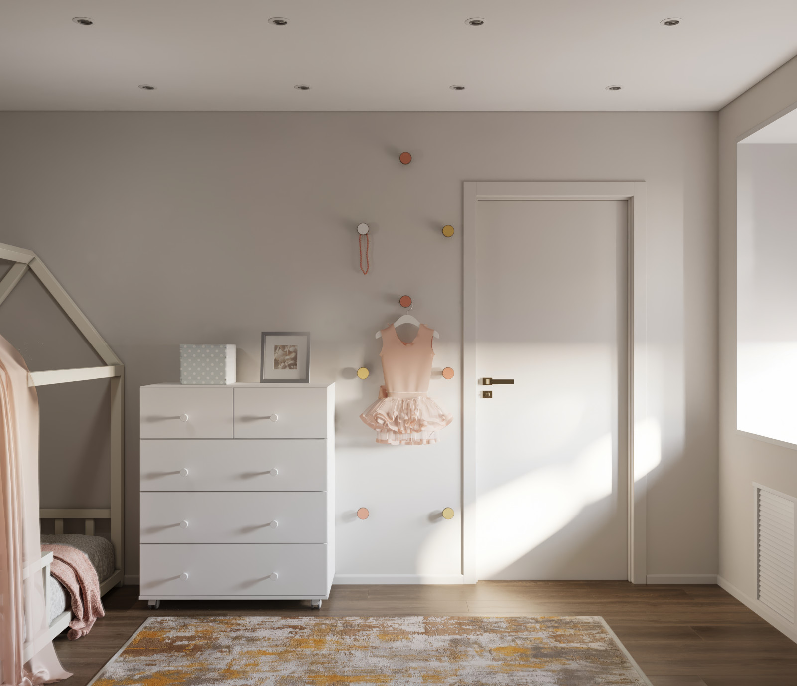 Квартира 52 м2 для семьи с маленькой дочкой