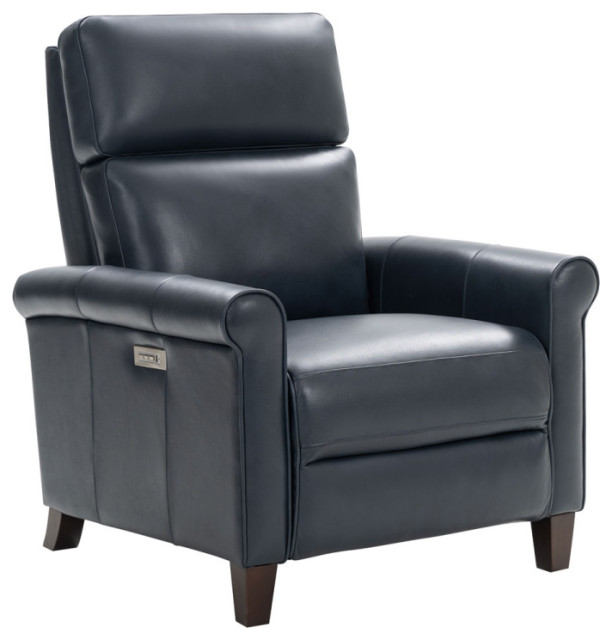 9PHL1196 Jaymar Zero Gravity Barone Navy Blue Power Recliner