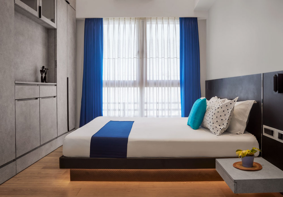 A scandinavian style home in Mumbai Bedroom Mumbai by Beautiful