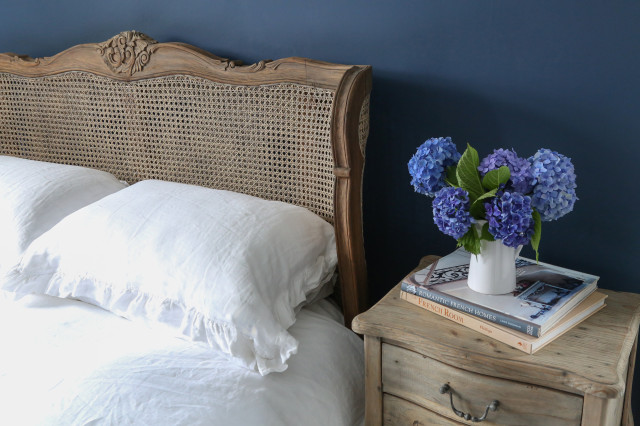 Chateauneuf rustic rattan sale bed