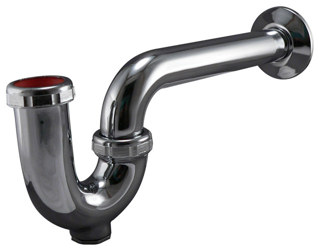 Keeney 303LPC 1.25 x 1.25 in. Brass PTrap With Cleanout, Polished