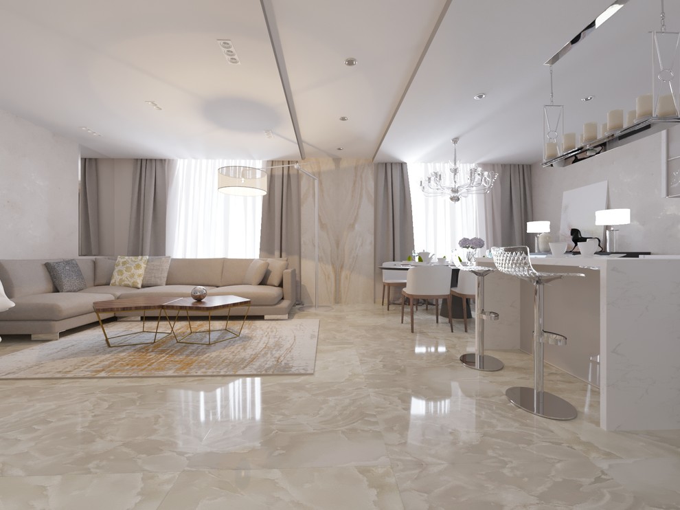 Элегантный интерьер в ЖК "Атриум"