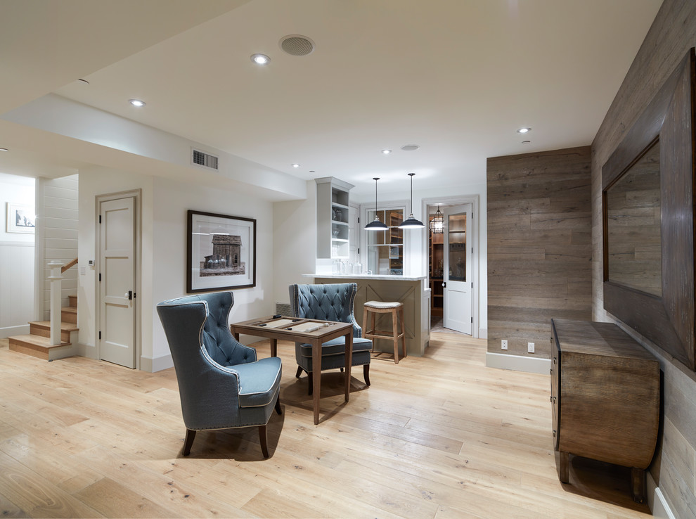 Modern Farmhouse - Farmhouse - Basement - Los Angeles - by Red Door ...