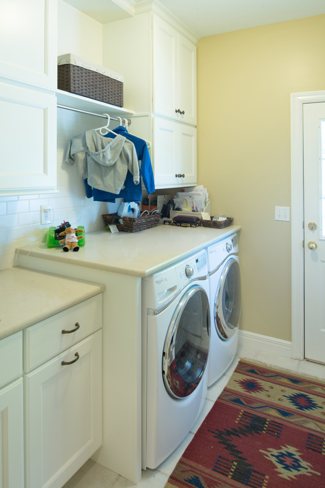 Inspiration for a transitional laundry room in Kansas City.