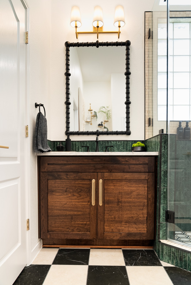 Bathroom - transitional bathroom idea in Austin