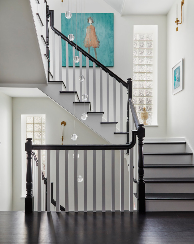 Art-centric Aerie - Staircase - Chicago - by Amy Kartheiser Design