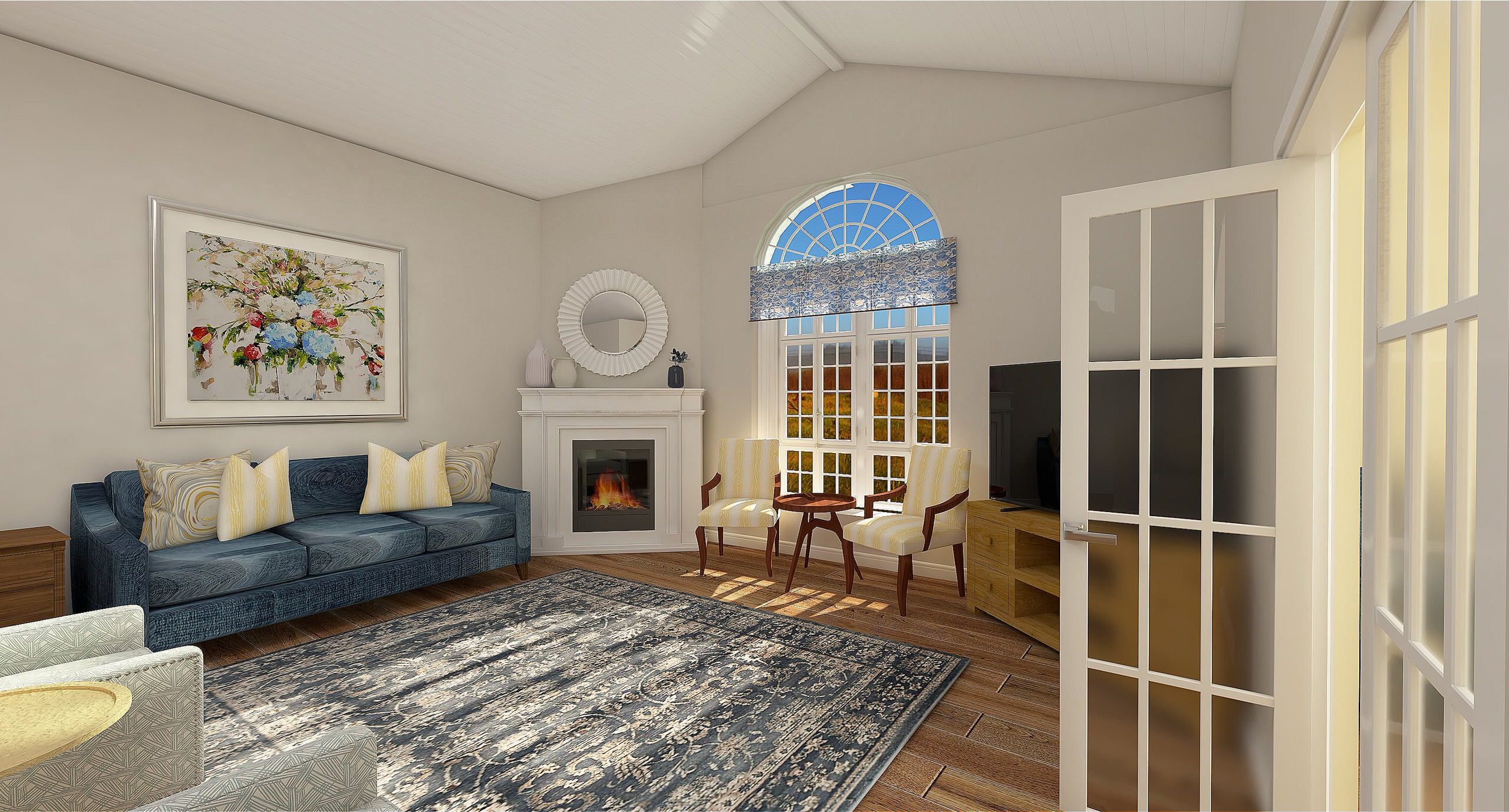 Cozy Shetland Cottage- 3D Render