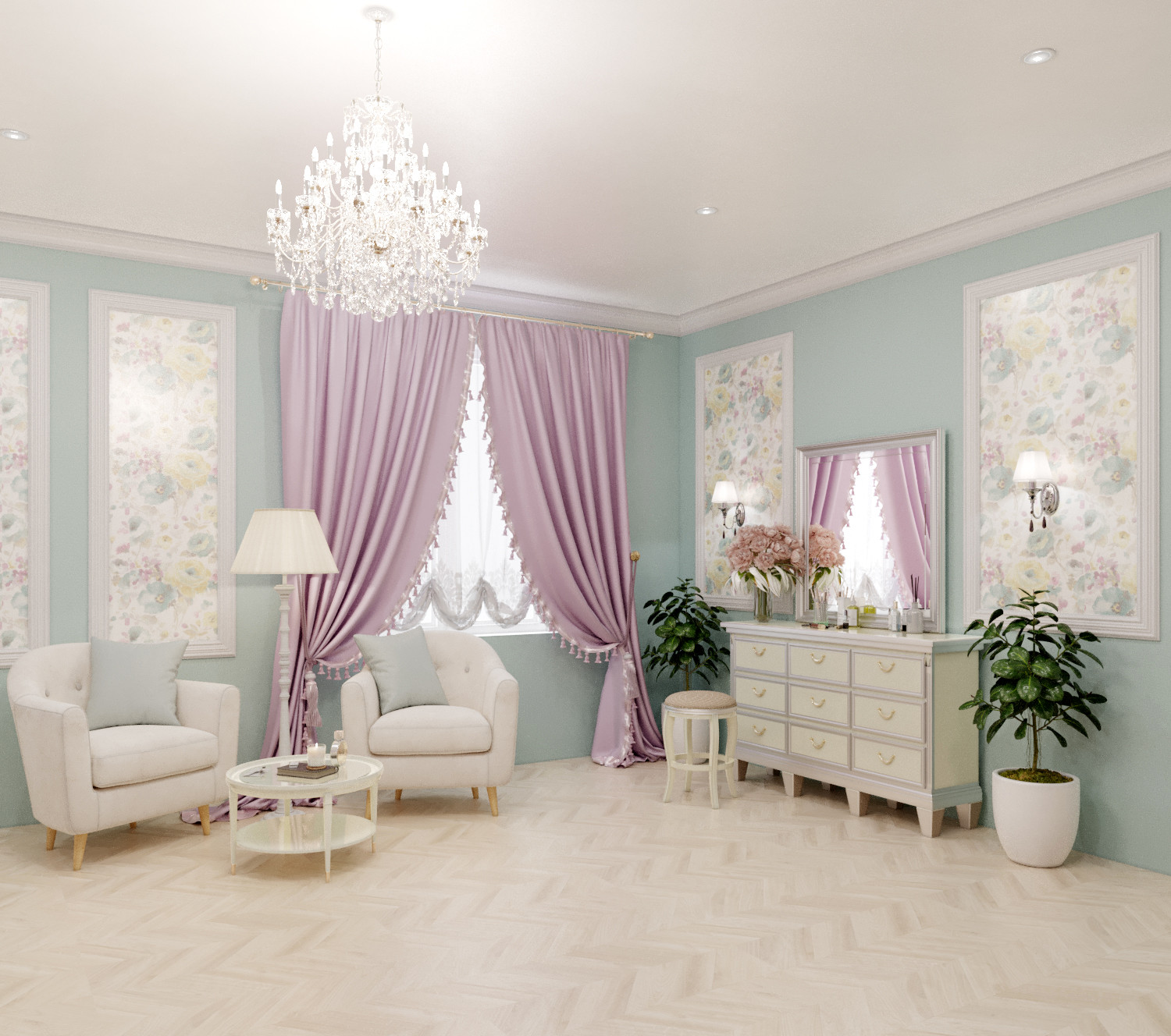 Interior Design in provice style