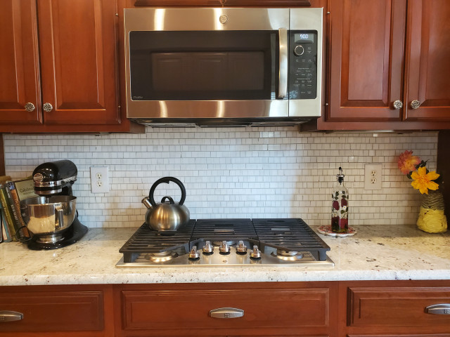 Kitchen Backsplash Installations transitional-kitchen