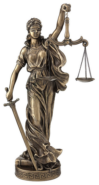 La Justicia With Scale In Left Hand, Myth and Legend Statue ...