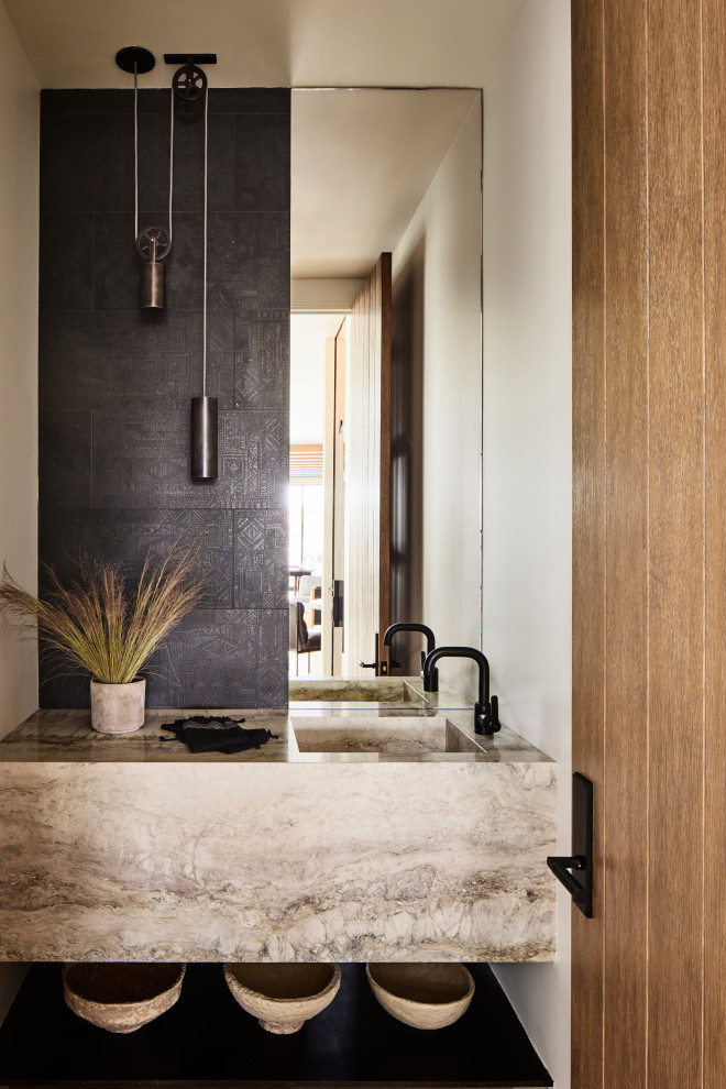Orrington Organic Modern - Modern - Powder Room - Los Angeles - by ...