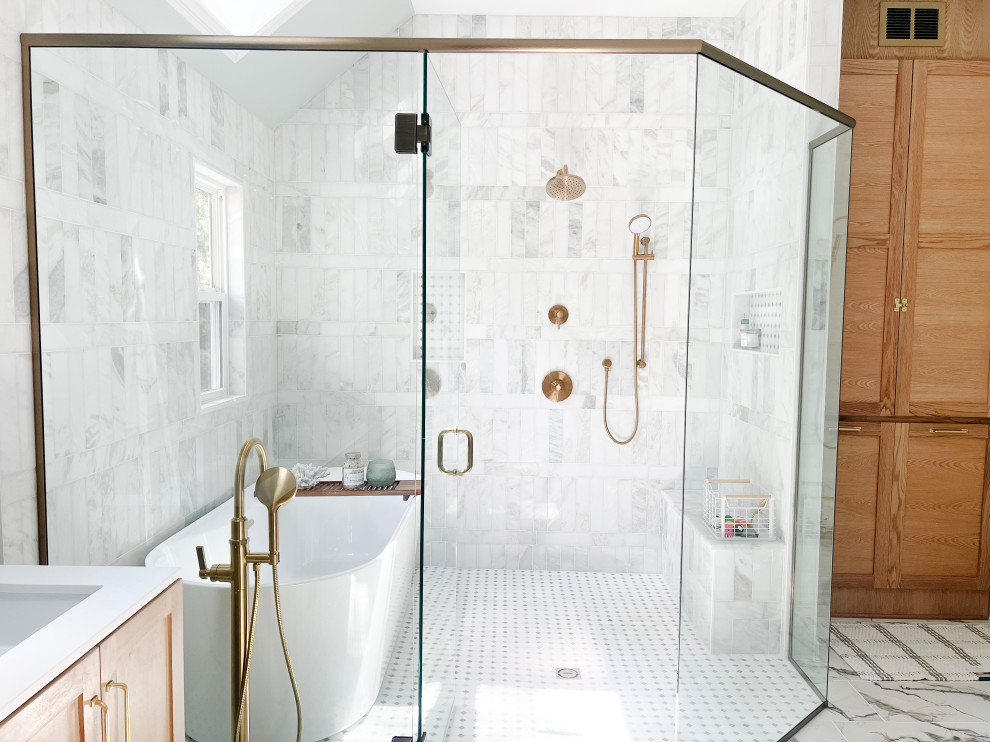spacious walk-in shower/wet room.
