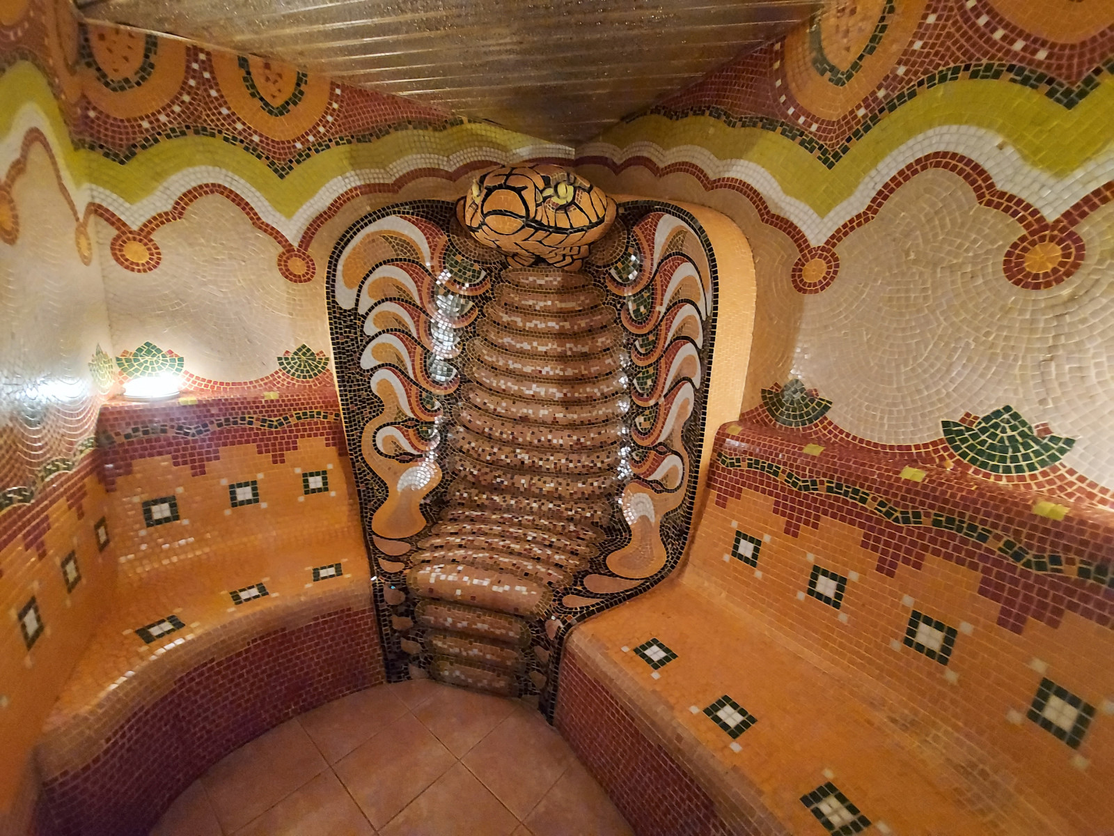 Частная сауна в индийском стиле