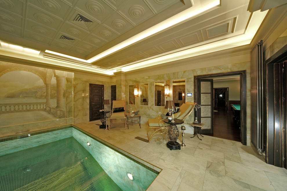 Баня с бассейном