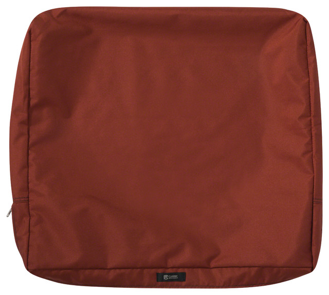 Patio Back Cushion Slip CoverDurable Cushion, 25"x22"x4" Contemporary Outdoor Furniture